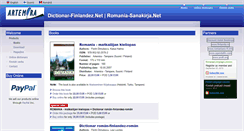 Desktop Screenshot of dictionar-finlandez.net