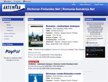 Tablet Screenshot of dictionar-finlandez.net